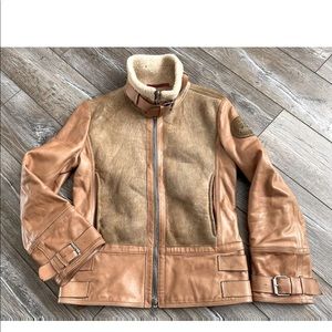 Authier Aviator/ Bomber Shearling Jacket